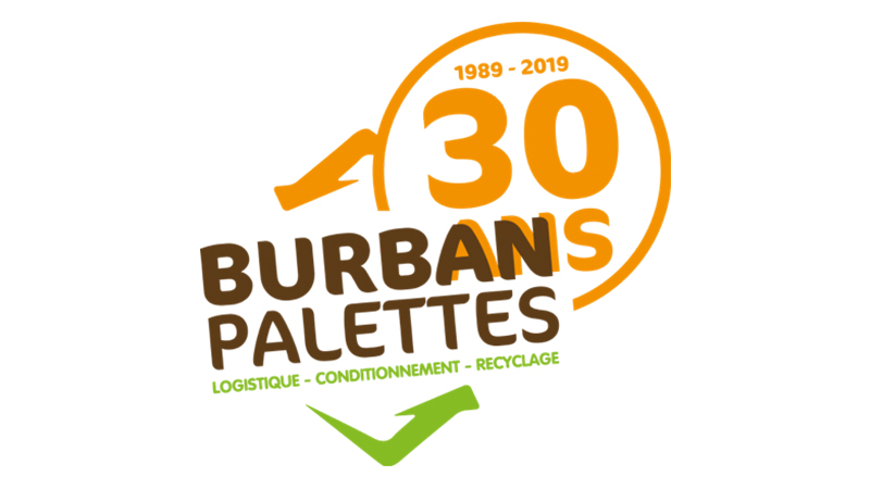BURBAN PALETTES - logo 30 ans déjà