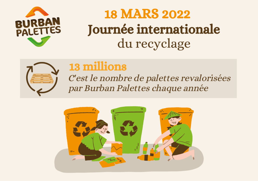 Journée internationale du recyclage Burban Palettes