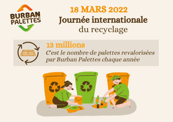 Journée internationale du recyclage Burban Palettes