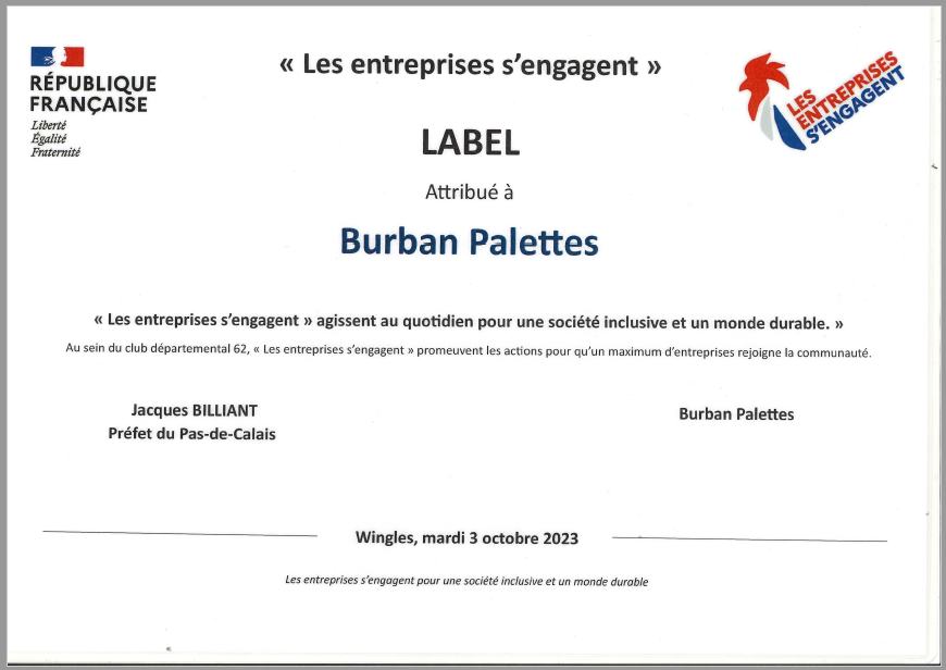 Label "Les entreprises s'engagent"