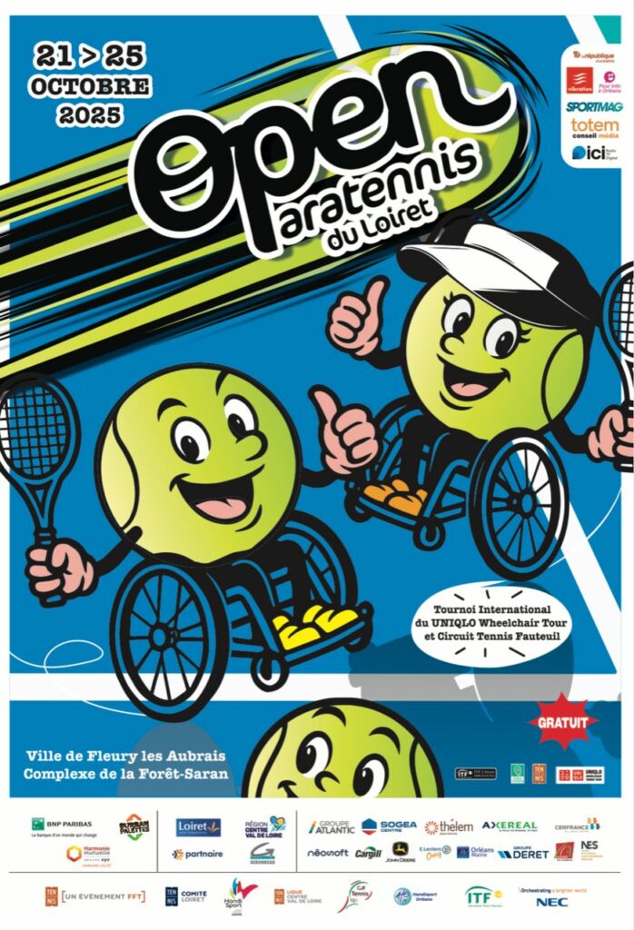 Open Paratennis du Loiret du 21 au 25 octobre 2025