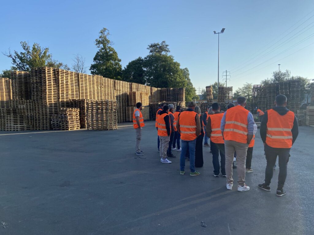 Visite de cour Burban Palettes - ARF Centre-Val de Loire