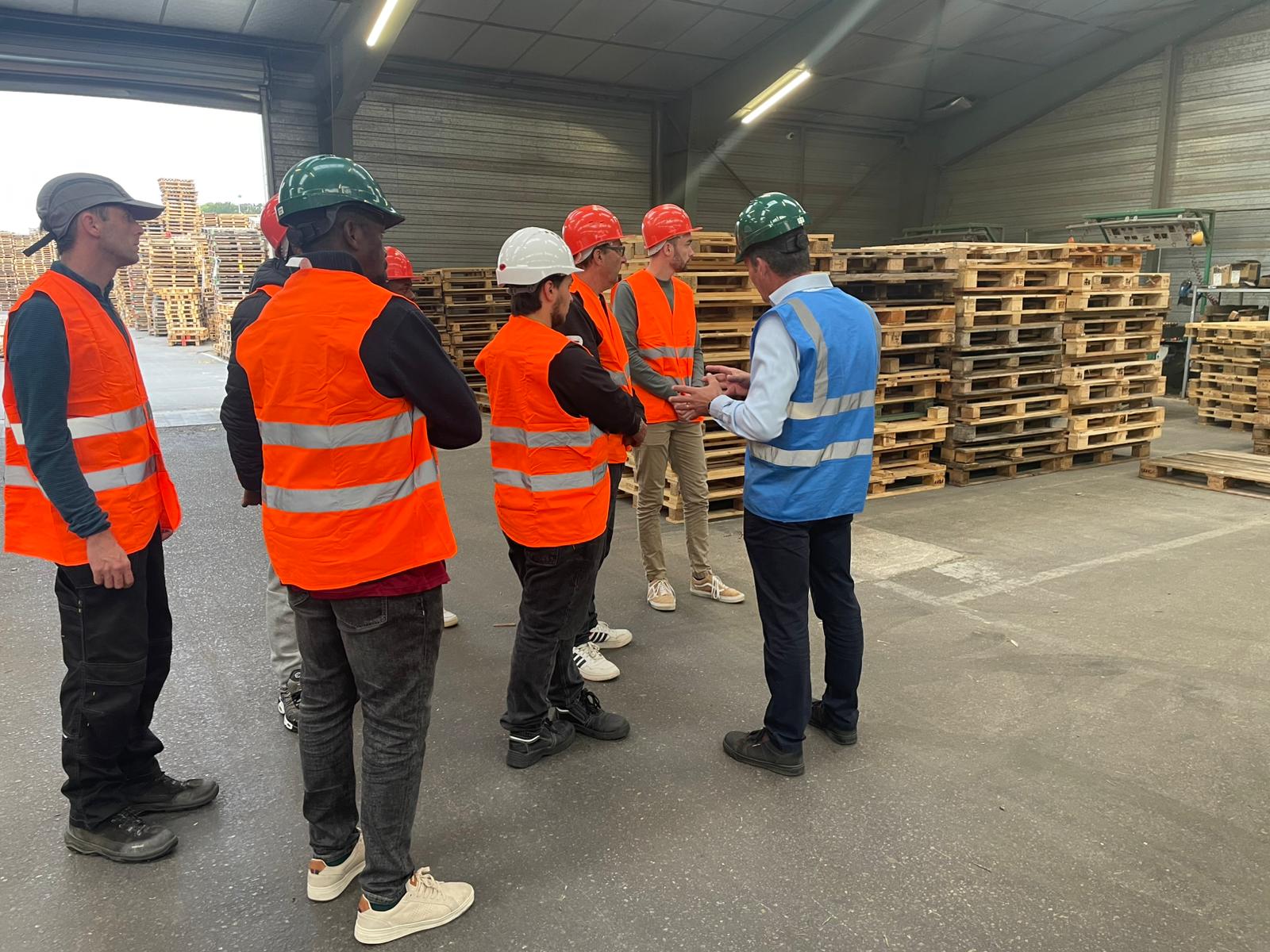 Visite de l'atelier de réparation à Bruz