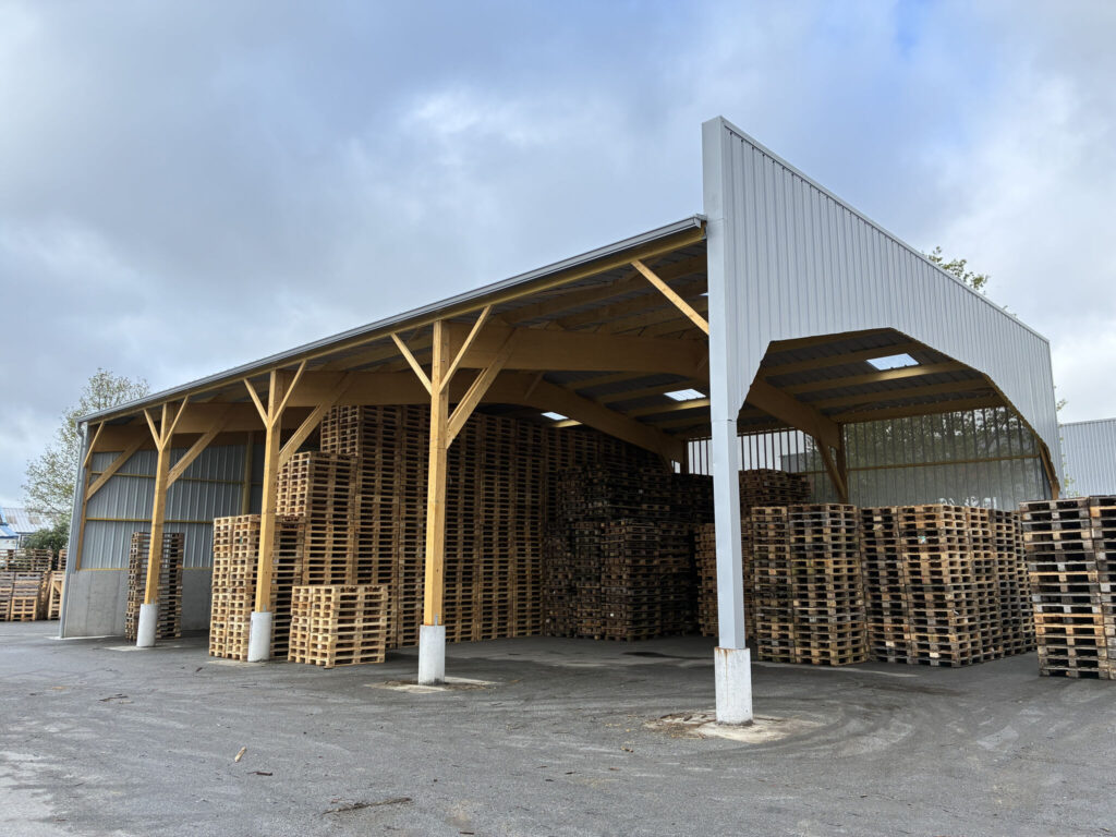 Nouvel abri de stockage à Guégon (56)