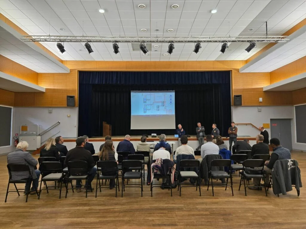 Visite de la chaufferie de Neuville-aux-Bois