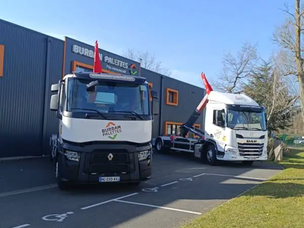 Nouveaux camions Ampliroll Burban Palettes