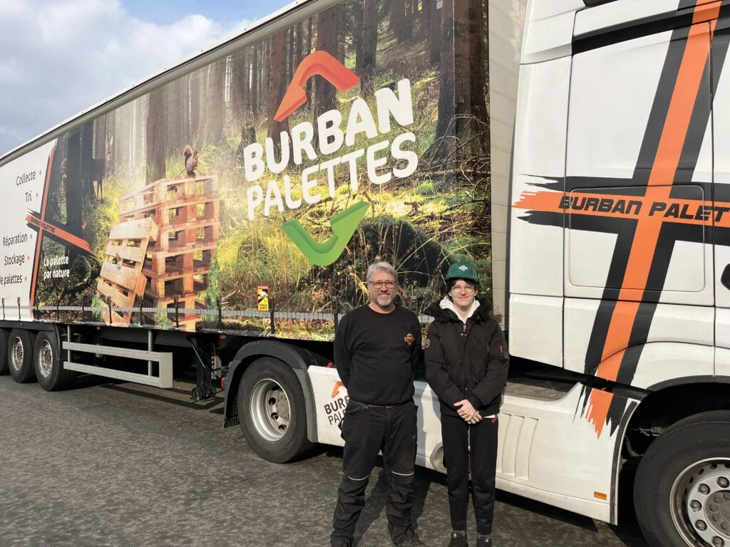 Stage découverte métier de chauffeur à l'agence Burban Palettes Recyclage de Neuville-aux-Bois (45)