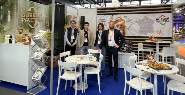 L'équipe commerciale de Burban Palettes Recyclage au salon Prod&Pack de Lyon 2025