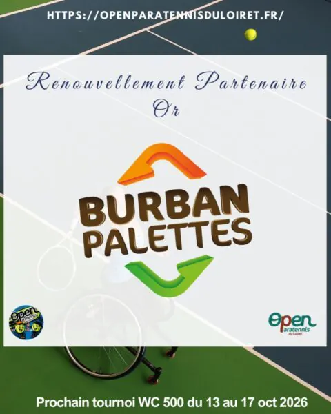 Partenariat Open Paratennis Loiret 2026