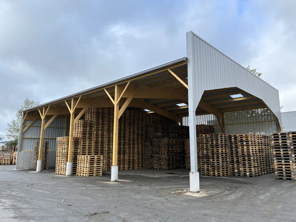 Nouvel abri de stockage à Guégon (56)