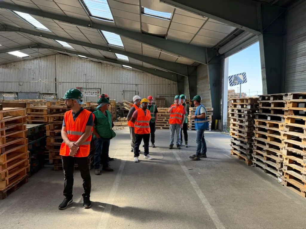 Visite de l'atelier lors de la JPO de Bruz (35)