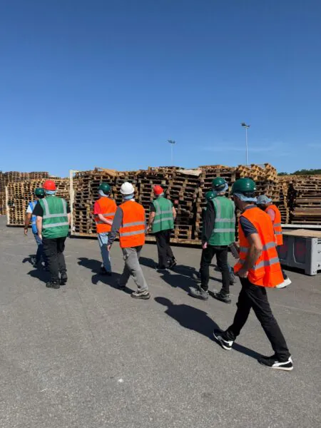 Visite de cour lors de la JPO de Bruz (35)